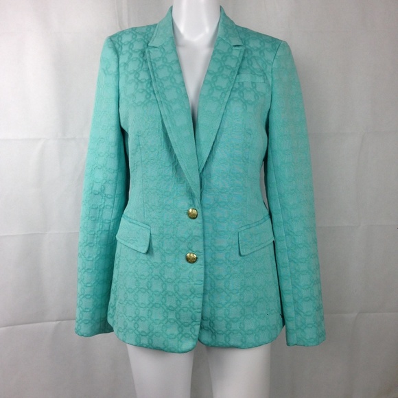 Banana Republic Jackets & Blazers - Banana Republic Textured Blazer Bay Breeze Sz 6